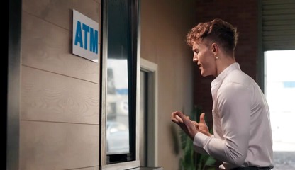 Hazel sits on Kane's cock