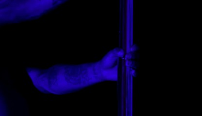 Hot and passionate pole dancing by sexy world class pole dancer Blaine Petrovia