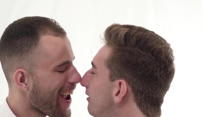 Slim priest's doggy style raw adventure with twink