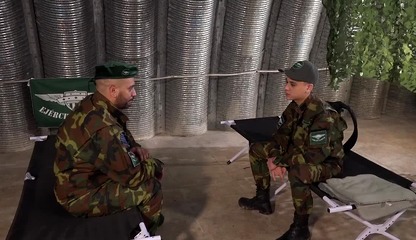 Daniel Trebol gives his fucking goodbye to Sergeant Rick Lennon