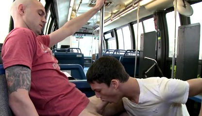 Twink Gets Fucked on a Bus