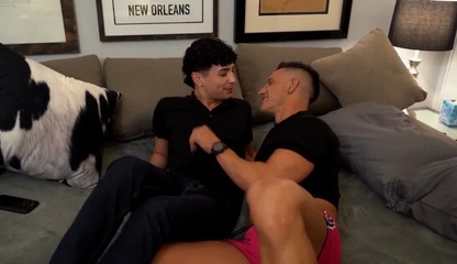 Romeo Rivera gives his tight ass to Jax Thirio for a hot fuck