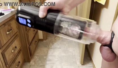 Auto Stroker Sex Toy BJ with orgasm ending