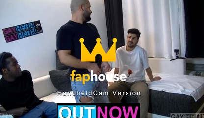 German Arab Bareback with Black Apprentice (actioncam)