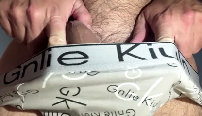 Earl masturbates while showing off new briefs