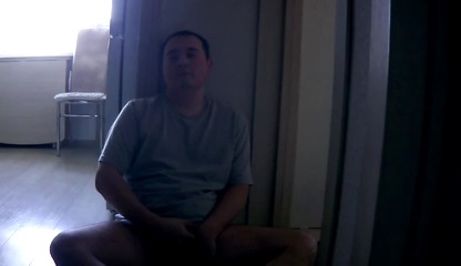 The young guy decided to show how he kneads his ass