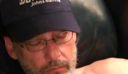 Cuddly construction manager masturbates until a satisfying climax