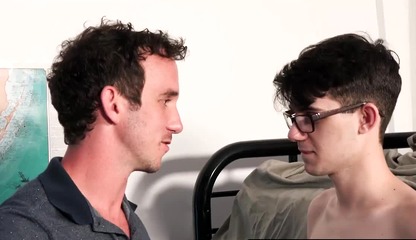 Nerdy Gay Teen Seduced Into Breeding Threesome With Stepfamily