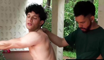 Ayun makes Felix moan hard with ass rimming