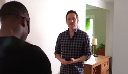 I watch how seductive black hunk Hendell wanks hard his BBC