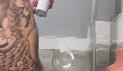 As1an Tw!nk Fucking H1s T0y At The Gym