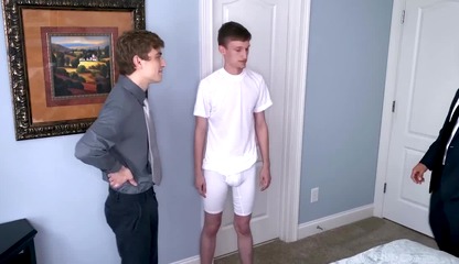 Blonde Gays' Sixty-nine And Mutual Cum Play